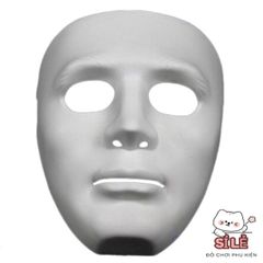 Mặt Nạ Hóa Trang Dạ Hội Màu Trắng Jabbawockeez - Phụ Kiện Hip Hop Độc Đáo Cho Tiệc Hóa Trang và Sự Kiện Nghệ Thuật