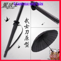 Ô Dù Katana Cán Kiếm Nhật Đen - Ô Che Mưa 16 Nan Bền Bỉ, Phong Cách Samurai Độc Đáo, Phụ Kiện Thời Trang Hấp Dẫn