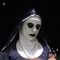 Mặt Nạ Cao Su Nữ Tu Kinh Dị Jcsyfac Valak Cosplay - Phụ Kiện Hoàn Hảo Cho Halloween và Lễ Hội Hóa Trang