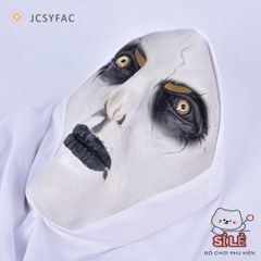 Mặt Nạ Cao Su Nữ Tu Kinh Dị Jcsyfac Valak Cosplay - Phụ Kiện Hoàn Hảo Cho Halloween và Lễ Hội Hóa Trang