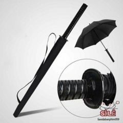 Ô Dù Samurai Katana Đen - Phụ Kiện Thời Trang Cao Cấp, Thiết Kế Độc Đáo Đại Diện Cho Phong Cách Oai Hùng, Che Mưa Nắng Hiệu Quả