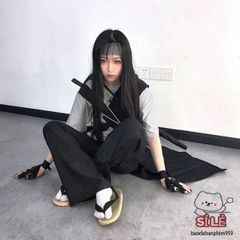 Dù Katana Samurai Đen Cao Cấp - Ô Dù Thiết Kế Mô Phỏng Kiếm Nhật Bản Bền Bỉ, Thời Trang và Chống Gió Tốt