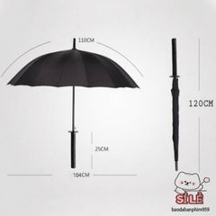 Ô Dù Katana Kiếm Nhật Cao Cấp - Thiết Kế Samurai Sang Trọng, Chống UV, Che Phủ Tốt Cho Hai Người - Đồ Dùng Thể Thao Du Lịch