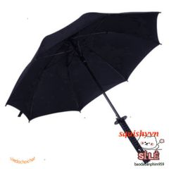 Ô Dù Katana Cán Kiếm Nhật - Ô Che Nắng, Che Mưa Siêu Bền 16 Nan Màu Đen, Phụ Kiện Độc Đáo Dành Cho Tín Đồ Văn Hóa Nhật Bản