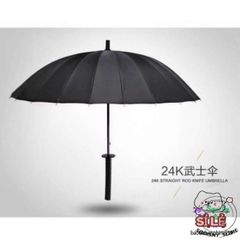 Ô Che Nắng Kiểu Nhật 24 Lá - Thiết Kế Cán Katana Sang Trọng, Kèm Túi Vải Tiện Lợi Cho Mưa Nắng