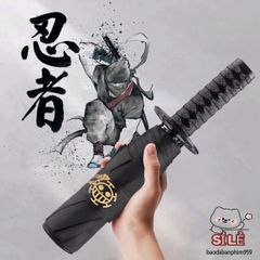 Ô Dù Che Mưa Katana Thiết Kế Cán Kiếm Nhật, 8 Nan Bền, Chống Nắng Mưa - Phụ Kiện Thời Trang Độc Đáo