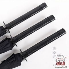 Ô Dù Che Mưa Katana Thiết Kế Cán Kiếm Nhật, 8 Nan Bền, Chống Nắng Mưa - Phụ Kiện Thời Trang Độc Đáo