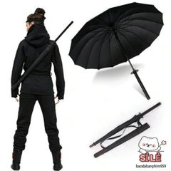Ô Dù Che Mưa Katana Giả Kiếm Nhật Bản - Thiết Kế Độc Đáo 16 Nan, Bảo Vệ Thời Tiết và Phong Cách Samurai ấn Tượng