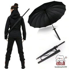 Ô Dù Che Mưa Katana Giả Kiếm Nhật Bản - Thiết Kế Độc Đáo 16 Nan, Bảo Vệ Thời Tiết và Phong Cách Samurai ấn Tượng