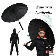 Ô Dù Che Mưa Katana Giả Kiếm Nhật Bản - Thiết Kế Độc Đáo 16 Nan, Bảo Vệ Thời Tiết và Phong Cách Samurai ấn Tượng