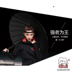 Ô Che Nắng Kiểu Kiếm Nhật Katana 24 Nan - Phụ Kiện Thời Trang Chống Nắng và Mưa, Kèm Túi Đựng Tiện Lợi