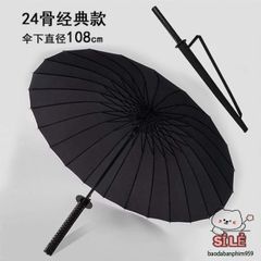 Ô Che Nắng Kiểu Kiếm Nhật Katana 24 Nan - Phụ Kiện Thời Trang Chống Nắng và Mưa, Kèm Túi Đựng Tiện Lợi