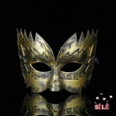 Mặt Nạ Halloween Nửa Mặt Nam Bằng Nhựa - Phụ Kiện Hóa Trang Độc Đáo Cho Lễ Hội, Tiệc Tùng và Biểu Diễn Nghệ Thuật