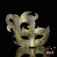 Mặt Nạ Halloween Nửa Mặt Nam Bằng Nhựa - Phụ Kiện Hóa Trang Độc Đáo Cho Lễ Hội, Tiệc Tùng và Biểu Diễn Nghệ Thuật