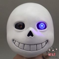 Mặt Nạ Đầu Mắt Xanh Undertale Sans - Mặt Nạ Cá Hacker Độc Đáo Cho Halloween & Sự Kiện Hóa Trang