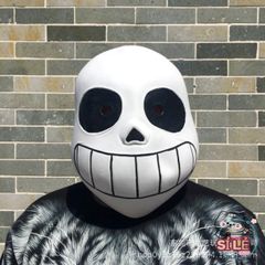 Mặt Nạ Đầu Mắt Xanh Undertale Sans - Mặt Nạ Cá Hacker Độc Đáo Cho Halloween & Sự Kiện Hóa Trang