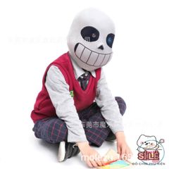 Mặt Nạ Đầu Mắt Xanh Undertale Sans - Mặt Nạ Cá Hacker Độc Đáo Cho Halloween & Sự Kiện Hóa Trang