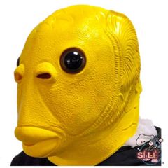 Mặt Nạ Cá Vàng GOLD Dành Cho Người Lớn - Phụ Kiện Hóa Trang Halloween Chất Liệu Latex An Toàn, Lấy Cảm Hứng Từ Cosplay