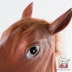 Mặt nạ ngựa BoJack Horseman - Phụ kiện hóa trang Halloween độc đáo cho nam nữ - Đạo cụ cosplay vui nhộn và ấn tượng