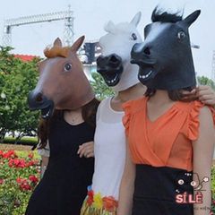 Mặt nạ ngựa BoJack Horseman - Phụ kiện hóa trang Halloween độc đáo cho nam nữ - Đạo cụ cosplay vui nhộn và ấn tượng