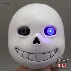 Mặt Nạ Hóa Trang Undertale Sans Đầu Mắt Xanh - Latex An Toàn Cho Cosplay Halloween, Sự Kiện & Video Trực Tuyến