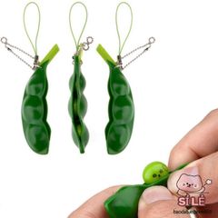 Móc Khóa Đậu Hà Lan Ngộ Nghĩnh - Phụ Kiện Dễ Thương Cho Túi Xách, Đồ Chơi Giải Trí Thú Vị, Quà Tặng Thú Vị Từ ILOVEDIY