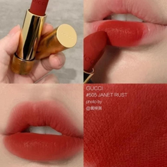 Son Lì Gucci Rouge à Lèvres Voile 505 Janet Rust - Màu Đỏ Gạch Sang Trọng, Chính Hãng, Đẳng Cấp Thế Giới