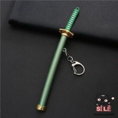 Móc Khóa Mặt Dây Chuyền Cool One Piece Zoro Ba Thanh Kiếm Vũ Khí Mô Hình Ngoại Vi Phụ Kiện Thời Trang