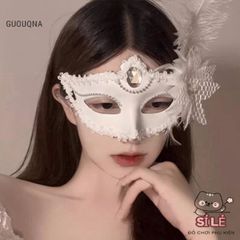 Mặt Nạ Hóa Trang Nữ Ren Hoa Kim Cương - Đồ Trang Phục Cosplay & Tiệc Tùng Độc Đáo, Phong Cách Gợi Cảm