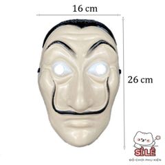 Mặt Nạ Dali Halloween - Phụ Kiện Cosplay La Casa de Papel - Trang Phục Độc Đáo Cho Dịp Lễ Hội & Tiệc Hóa Trang