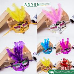 Mặt Nạ Hóa Trang Halloween Nửa Mặt Hình Bướm - Phụ Kiện Thời Trang Độc Đáo Nhiều Màu Sắc Cho Tiệc Hóa Trang