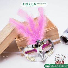 Mặt Nạ Hóa Trang Halloween Nửa Mặt Hình Bướm - Phụ Kiện Thời Trang Độc Đáo Nhiều Màu Sắc Cho Tiệc Hóa Trang