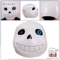 Mặt Nạ Cao Su Trùm Đầu Undertale Sans - Trang Phục Hóa Trang Halloween và Mardi Gras, Phụ Kiện Thời Trang Nam Nữ