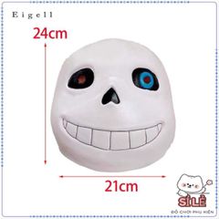Mặt Nạ Cao Su Trùm Đầu Undertale Sans - Trang Phục Hóa Trang Halloween và Mardi Gras, Phụ Kiện Thời Trang Nam Nữ
