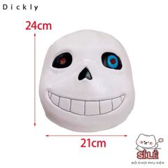 Mặt Nạ Halloween Undertale Sans - Phụ Kiện Hóa Trang Cao Su Thời Trang, Dành Cho Nam Nữ, Tiệc Mardi Gras, Cosplay