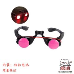 Bộ Trang Phục Thần Chết Đỏ Rực 4 Món với Mắt LED và Lưỡi Hái - Halloween Cosplay Đầy Ma Mị và Ấn Tượng