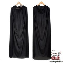 Áo Choàng Đen Phù Thủy Ma Cà Rồng - Áo Cosplay Halloween Độc Đáo, Thời Trang Unisex Cho Bữa Tiệc Ma Quái