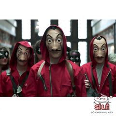 Mặt Nạ Hóa Trang Salvador Dali La Casa De Papel - Phụ Kiện Halloween Độc Đáo Cho Tiệc Tùng và Lễ Hội