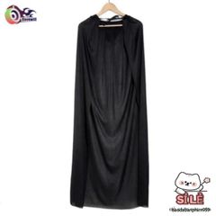 Áo Choàng Gothic Halloween 150cm - Trang Phục Hóa Trang Độc Đáo Cho Bé, Phù Thủy Vui Nhộn Dành Cho Tiệc Hóa Trang