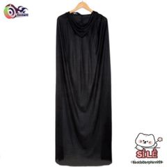 Áo Choàng Gothic Halloween 150cm - Trang Phục Hóa Trang Độc Đáo Cho Bé, Phù Thủy Vui Nhộn Dành Cho Tiệc Hóa Trang