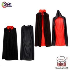 Áo Choàng Gothic Halloween 150cm - Trang Phục Hóa Trang Độc Đáo Cho Bé, Phù Thủy Vui Nhộn Dành Cho Tiệc Hóa Trang