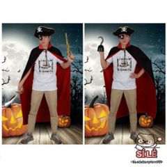Áo Choàng Phù Thủy Ma Cà Rồng 2 Lớp - Áo Choàng Hóa Trang Halloween Bằng Vải Thun Bền Đẹp Cho Tiệc Tùng và Sự Kiện Nghệ Thuật