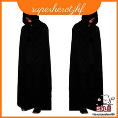 Áo Choàng Hóa Trang Halloween - Cosplay Ma Cà Rồng và Tử Thần Dành Cho Người Lớn & Trẻ Em - Áo Choàng Có Mũ Trùm Đầu, Phụ Kiện Tiệc Hóa Trang