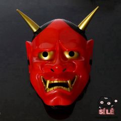 Mặt Nạ Hannya Oni Nhật Bản - Mặt Nạ Quỷ Độc Đáo 2 Sừng Cho Halloween & Cosplay - Phụ Kiện Thời Trang Văn Hóa Nhật Bản