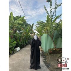 Bộ Trang Phục Vô Diện (Kaonashi) - Hóa Trang Halloween/Cosplay Anime Ghibli Cho Trẻ Em & Người Lớn - Kỷ Niệm Huyền Bí