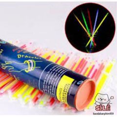 Hộp Que Phát Sáng 100 Cái J42 - Đồ Chơi Giải Trí Nhiều Màu, Thích Hợp Cho Lễ Hội Halloween, Trung Thu, Tiệc Tùng, Dã Ngoại