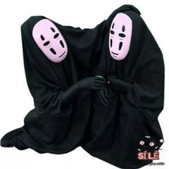 Bộ trang phục cosplay Vô Diện Spirited Away - Áo, mặt nạ và găng tay cho cả người lớn và trẻ em - Trang phục hóa trang Halloween độc đáo