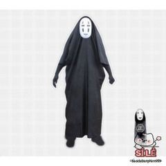 Bộ Hóa Trang Áo Choàng Đen + Mặt Nạ Vô Diện VBJ80 - Trang Phục Halloween Cho Trẻ Em & Người Lớn, Thể Hiện Sự Sáng Tạo
