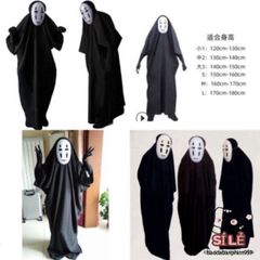 Bộ Trang Phục Hóa Trang Vô Diện Halloween - Đồ Cosplay Độc Đáo với Găng Tay và Mặt Nạ Bí Ẩn Cho Bữa Tiệc