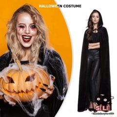 Áo Choàng Halloween Đa Năng Hình Quỷ Phát Sáng - Phù Thủy Trùm Đầu Cho Người Lớn và Trẻ Em, Nhiều Màu Sắc, Phù Hợp Mọi Dịp